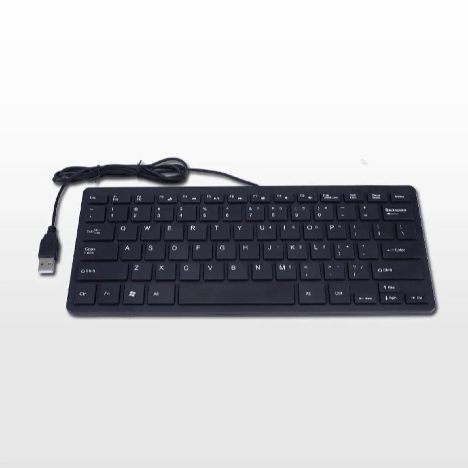 78 Keys for Laptop Desktop Computer PC thin Korean Japanese German Russian French Spanish USB wired mini keyboard Language