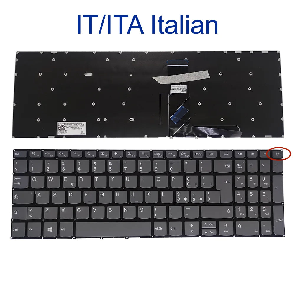 US UI RU IT GR Keyboard for Lenovo Ideapad L340-15 15.6 81LX 81LK 81LW l340-15api 15irh Turkish German Italian Russian English