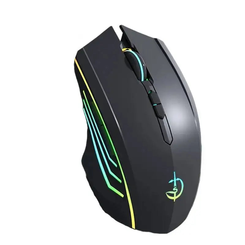 Wireless 2.4G Cute Pink Mouse Mute Type-C Rechargeable Gaming RGB Backlit E-sports Computer Mice For Desktop Laptop Girl Gifts