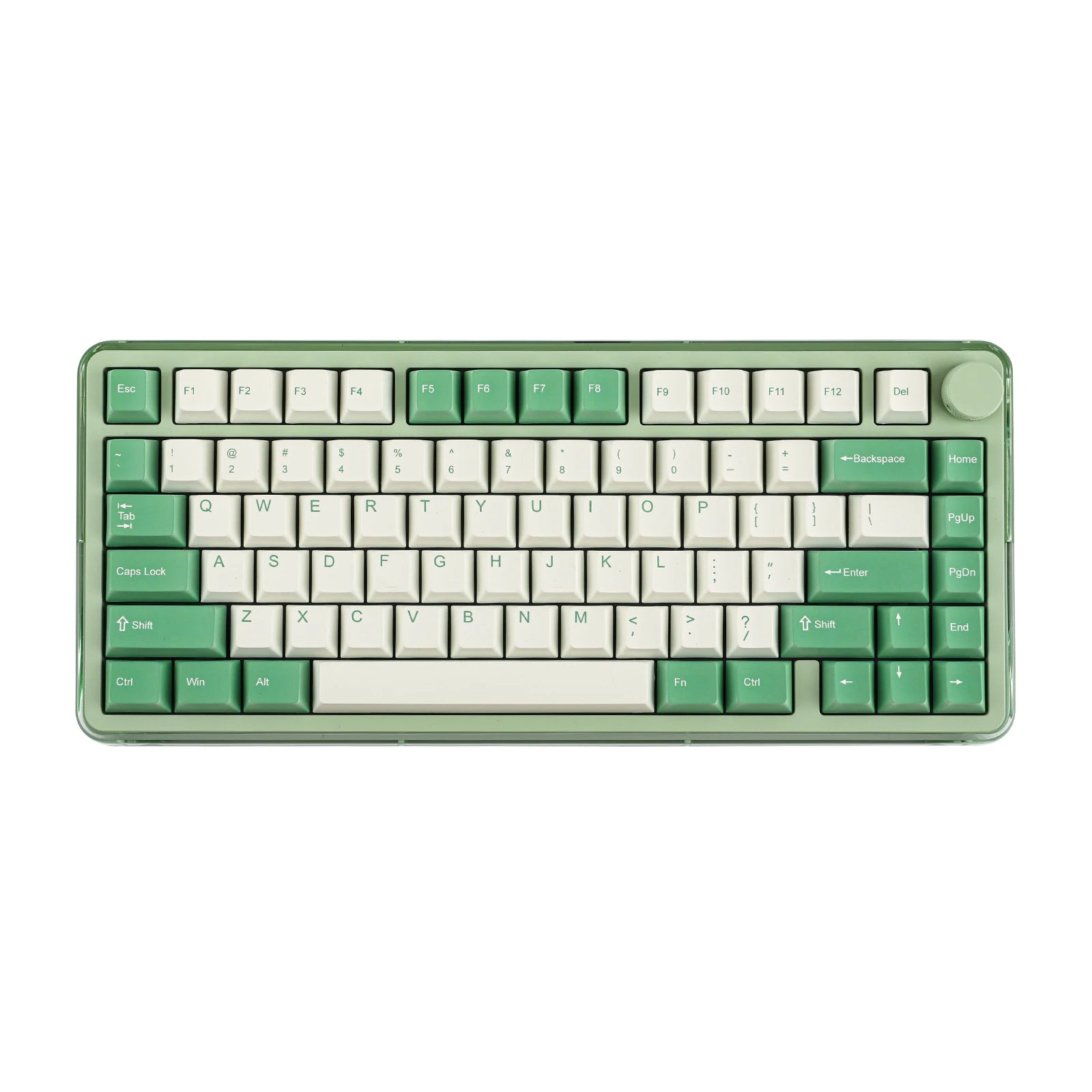 KiiBOOM Breeze 75 75% Aluminium & Acrylic Hot Swappable Wired/Bluetooth/2.4GHz Wireless Mechanical Keyboard for Win/Mac