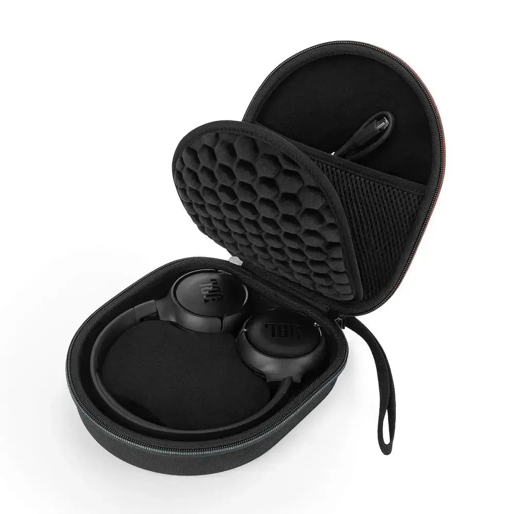 Hard EVA Case for Sony WH-CH510/JBL Tune 510BT Headphones - Lightweight Shockproof Travel Cover with Mesh Pocket & Soft Lining